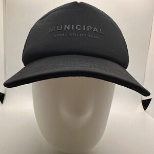 Municipal Sport Utility Gear‎ Black Trucker Hat OSFA Adjustable Back Breathable